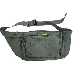 Supervsn Destination‎ Fanny Pack Belt Bag Green Multiple Pockets NEW